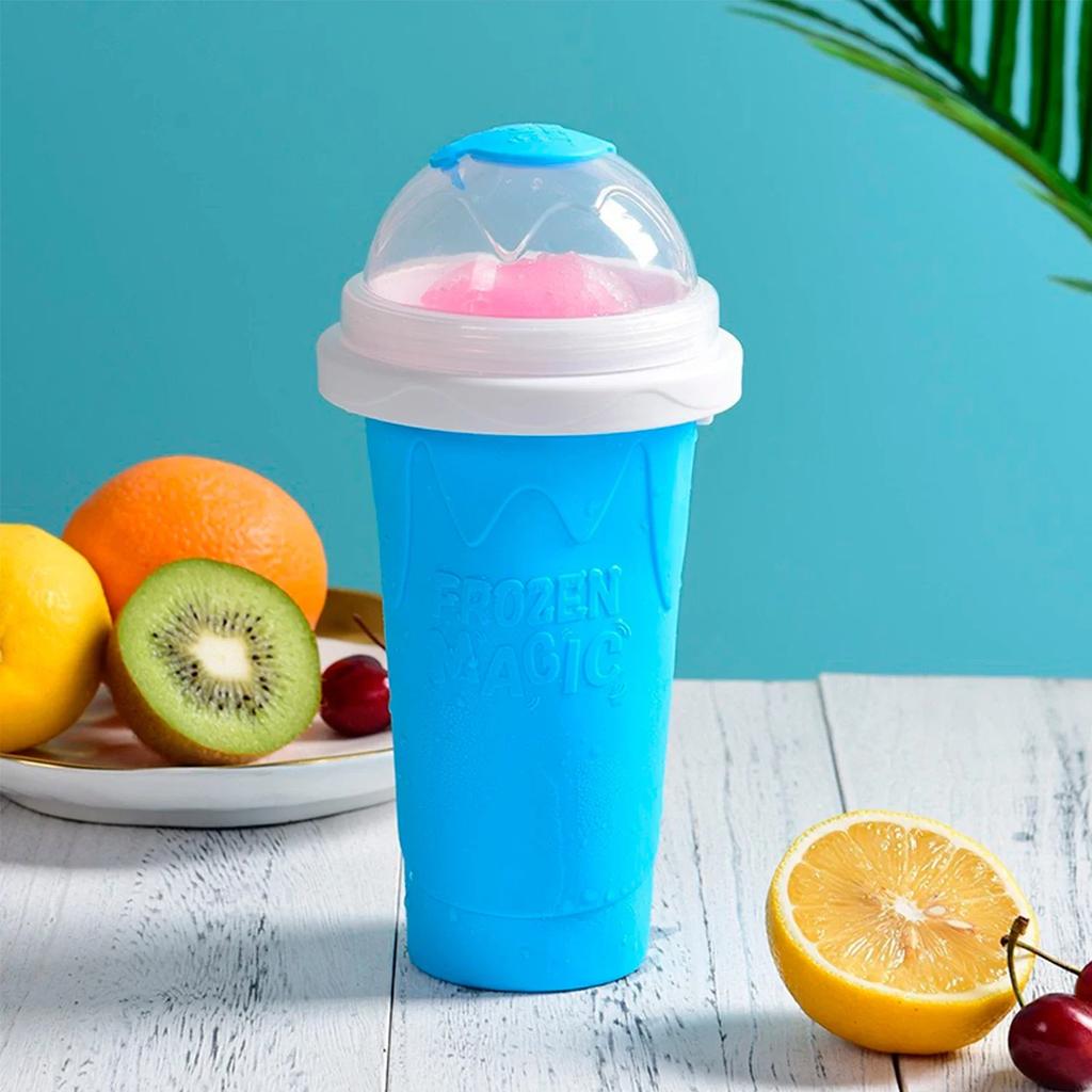 Summer Magic Slushy Maker Squeeze Cup Самодельный молочный коктейль-генератор Охлаждающий стакан Squee DIY для семьи