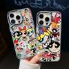 Мультяшный чехол с покрытием P-Powerpuffs G-Girls для телефонов Oppo Find A5X A5 F29 X8 A60 A3X A3 A2 A78 A98 A79 A78 A59 A58 A38 Pro 4G 5G