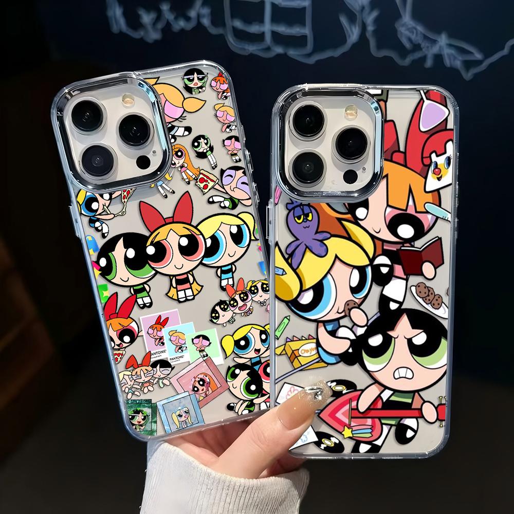 Мультяшный чехол с покрытием P-Powerpuffs G-Girls для телефонов Oppo Find A5X A5 F29 X8 A60 A3X A3 A2 A78 A98 A79 A78 A59 A58 A38 Pro 4G 5G