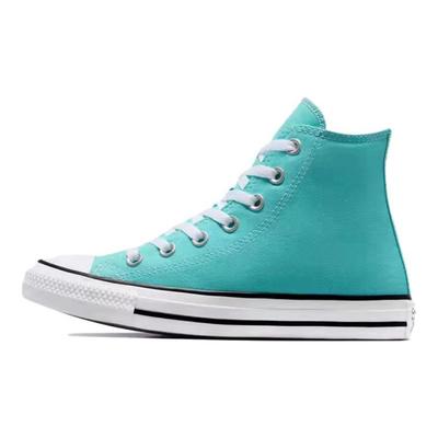 Chuck Taylor All Star модные удобные нескользящие прочные высокие парусиновые туфли унисекс кроссовки зеленые A03796C