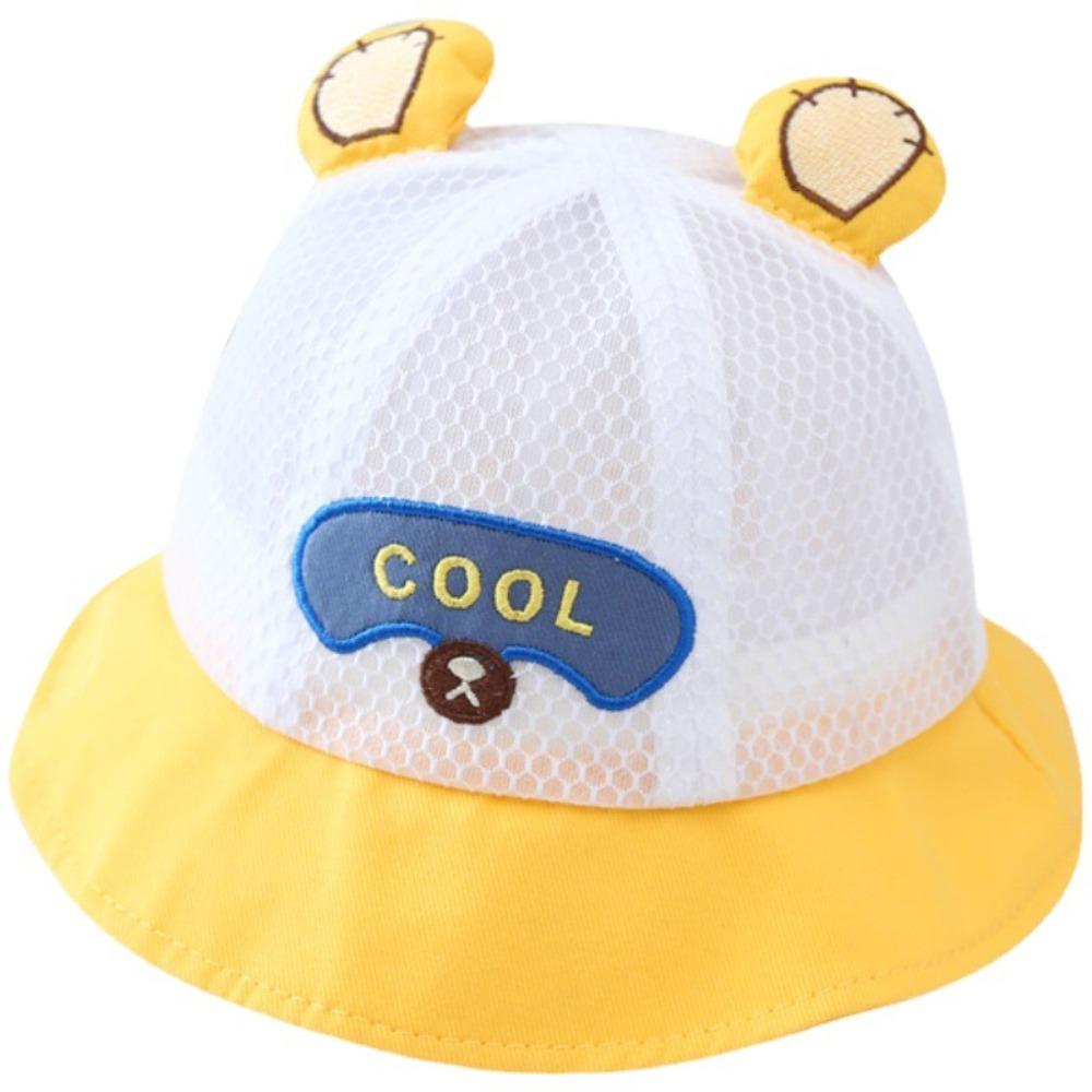 Детская шляпа-ведро с защитой от ультрафиолета, дышащая солнцезащитная кепка, пляжная кепка для новорожденных девочек и мальчиков