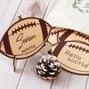 Football Theme Baby Monthly Milestones Marker Card Infant Commemorative Calendar Card Record Growth Photography Props