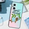 Sloth Case For OPPO Reno 13F 13 12 11 F 8T 7 8 10 Pro OPPO Find X8 X6 Pro X3 X5 Lite Phone Cover