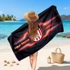 Southampton FC Custom Beach Towel, Personalized Name Text Print, Football Logo Soft Quick‑Dry Towel Holiday Gift