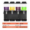 Tenggong Hot & Cold Beverage Dispenser with Dual & Triple Cylinder Options for Juices and Milk Tea, Self-service Stirring Spray