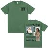 Singer Rosalia 2025 Album LUX Logo Cover T Shirts Unisex Women Fashion Aesthetic Oversized Tshirt Casual ONeck 100 Cotton Tshirt