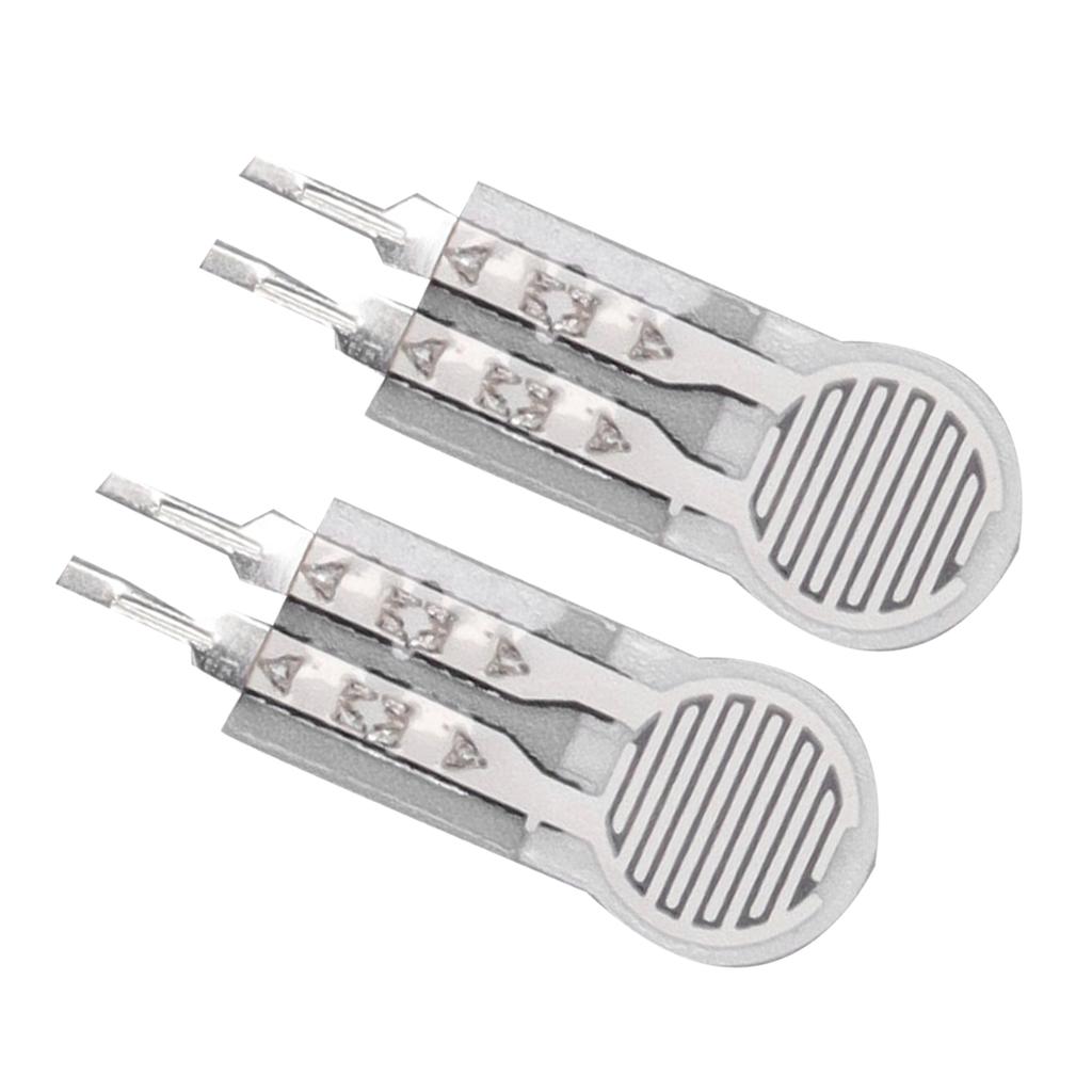 2 шт. Тонкопленочный датчик давления Силочувствительный резистор Резистивный тип Гибкий тензодатчик