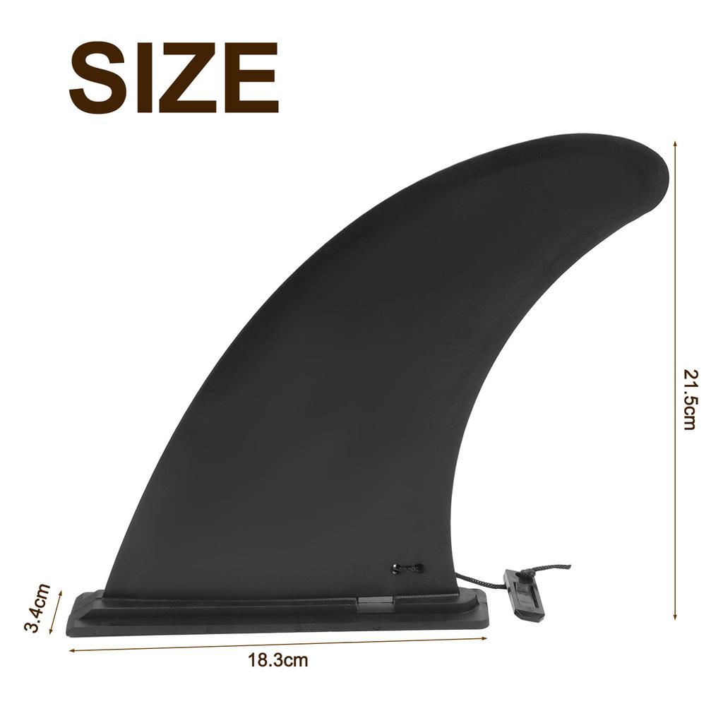 Surfboard Sup Fin Black Removable Universal Sup Fin Plastic Paddle Board Fin Sup