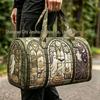 3D Gothic Stained Glass Print Halloween Gym Bag - Multi-functional Travel Bag