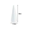 1pc Foam Cones Decorative Polystyrene Craft Christmas Tree Crafts Polystyrene Diy White Children Balls Floral Shapes Ornament