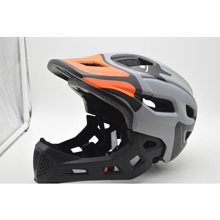 Factory Popular Colorful High Quality Protective Impact Resistance Adjustable Bike Full Face Helmet