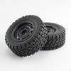2x 1/16 RC Car Tires Rubber Wheels 6035 High Performance 82mm Spare Parts Replace for 16103