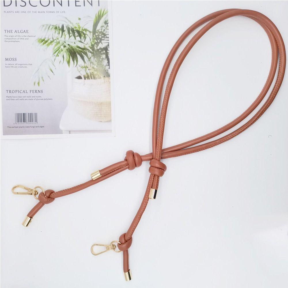 PU Leather Adjustable Shoulder Strap Solid Color Replacement Belt  Handbag Belt Replacement