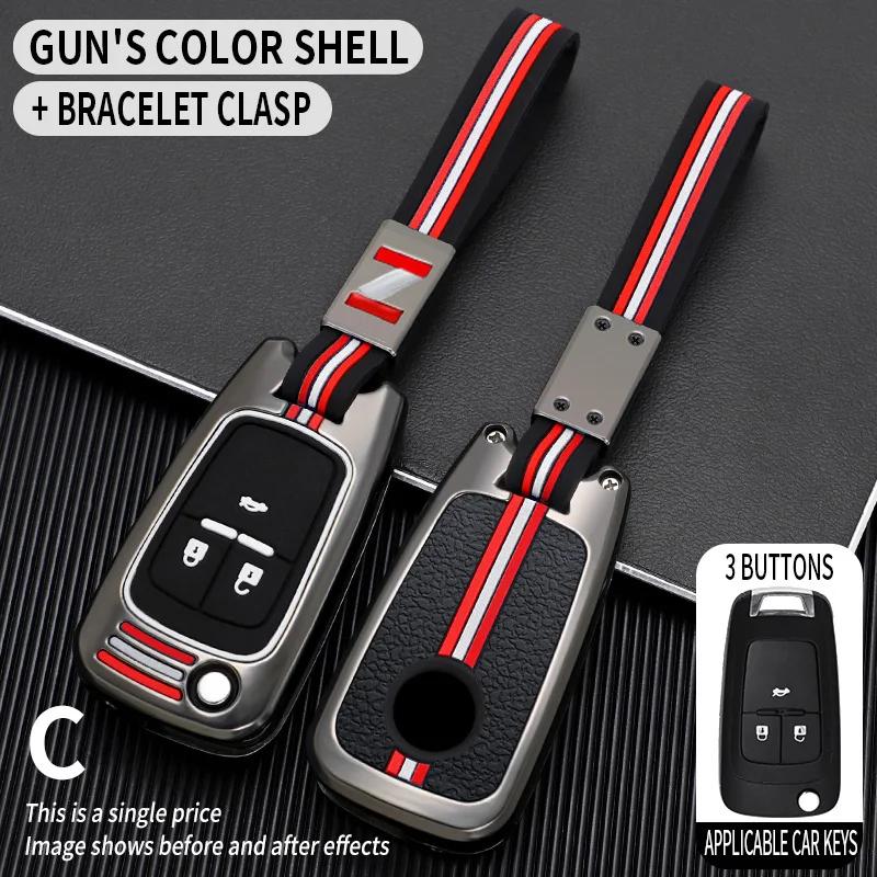 for Buick /Opel Vauxhall Insignia Astra J Mokka Zafira GL8 for Chevrolet Cruze Malibu Aveo Lova for Car Key Cover Fob Case Shell