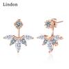 Lindon Women's Zircon Copper Alloy Earrings - Wedding Party Gift Pendant Earrings