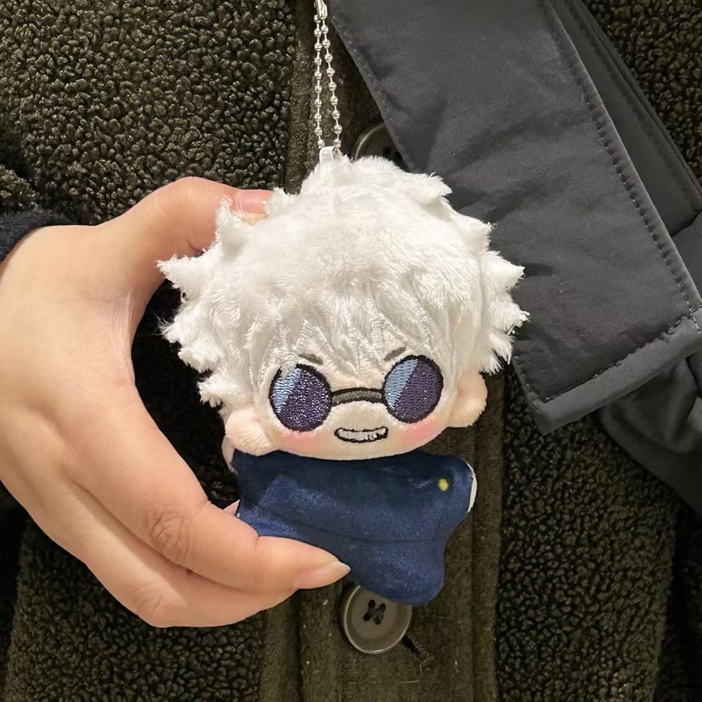Новый Jujutsu Kaisen Годжо Гэто 10 см Хлопковая Плюшевая Брелок-Кукла Подвеска Игрушка Подарок