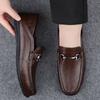 Fashion Handmade Mens Slip On Footwear Leather Fashion Business Shoes Men 2024 Luxury Brand Mens Loafers All-match Men Casual Shoes