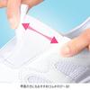 Anfamie Спортивные медицинские туфли Step Air с высокоэластичной стелькой, подошвой-лодочкой, поддержкой пятки, подходят для работы медсестрой и в сфере ухода, Размеры 23,5-24,0 см, 2E, Темно-синий