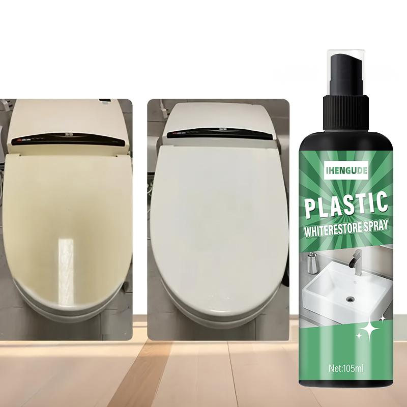 Plastic and Rubber Yellowing Remover and Restorer - Instantly Removes Oxidation and Repairs Scratches on Air Conditioners, Cars, and Furniture Spray