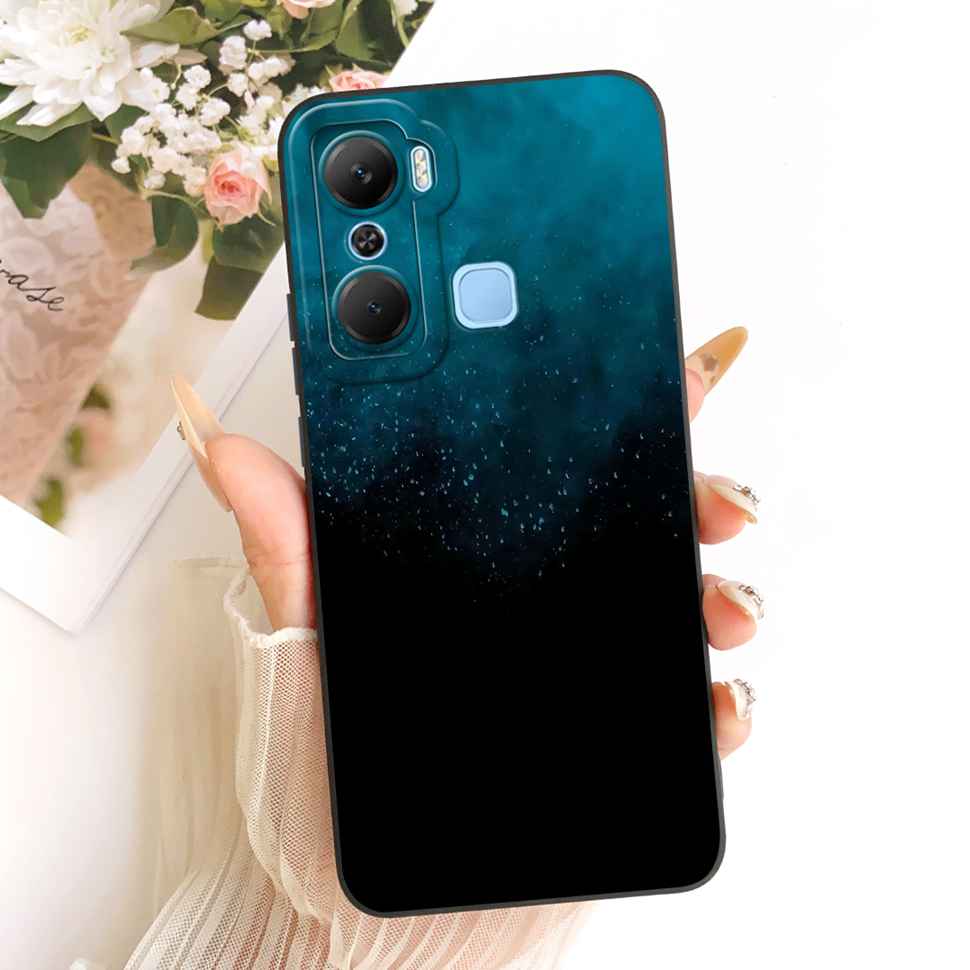 Чехол для Infinix Hot 12 Pro X668C Силиконовая задняя крышка Полная защита Для Infinix Hot 12Pro 6.6" Популярные узоры Корпус телефона