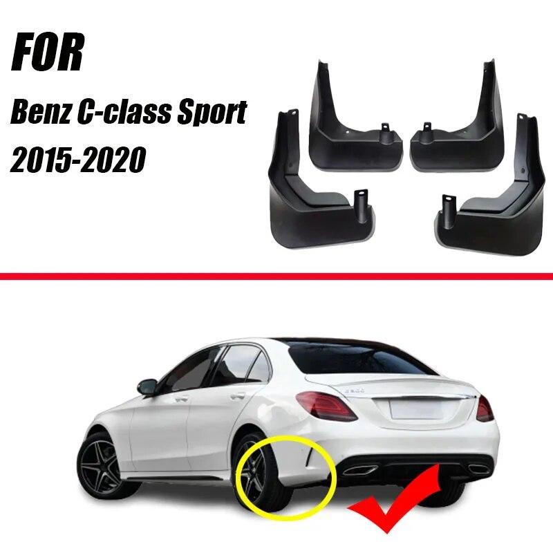 For Mercedes Benz C Class C-Class W205 2015~ Fender Mud Guard Flaps Mudguards Accessories Benz C180 C200 C260 C300 Mudguards