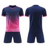 Mens Soccer Jersey Set Short Sleeve Team Training Uniform Breathable Football Shirt Kids