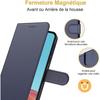 Coque - BOOLING - pour Samsung A21S - Bleu Marine - Semi-rigide - 2 Verres Trempés