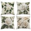 New Plant Flower Pillow Cover for Home Bedroom Sofa Cushion Cover Soft Printed Cushion Cover
