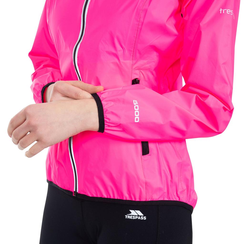 TRESPASS Womens/Ladies Beaming Packaway Hi-Vis Jacket
