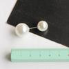 Женская мода двойной искусственный жемчуг брошь Safty Pin кардиган шаль клип значок подарок