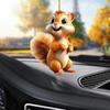 Car Pendant Squirrel Hanging Ornament with Lanyard Easy To Hang Versatile Use Keychain