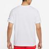 Nike T Shirts Men's White Crew Neck Moderate Straight Fit DM7908-100