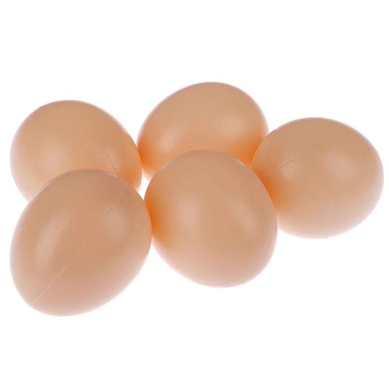 5 шт., поддельные яйца-пустышки, курица, птица, курица, шутка, пластиковые яйца, домашний декор для вечеринки