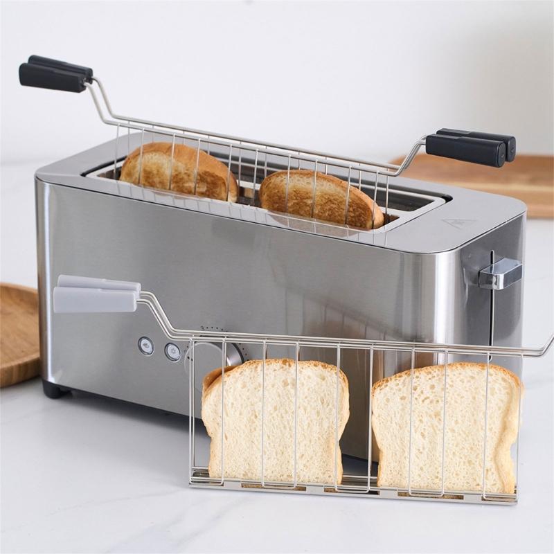 Stainless Steel Bread Rack Sandwich Grill Warmer Stand Stainless Steel Sandwich Holder Bread Machine Grills Rack