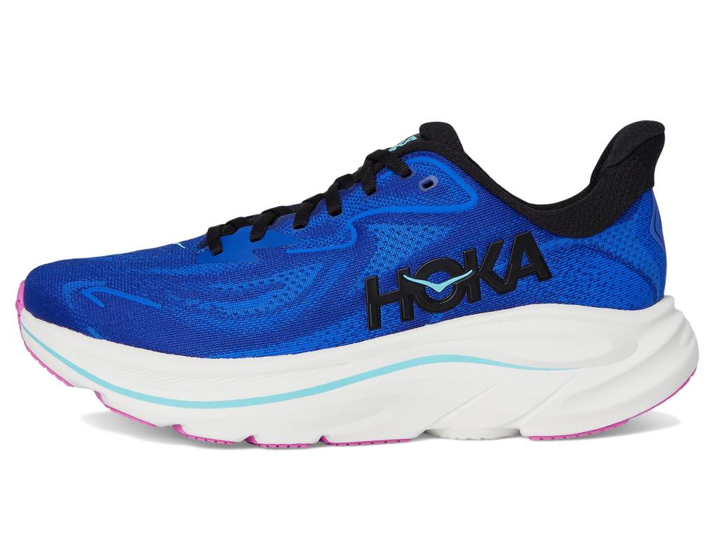 HOKA Clifton 10 WD Running Shoes Size Women's (1162050-NYL, 22.5 cm)