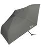 IZA Light Slim Full UV Suitable for Sun and Folding [2022] Wpc. & Parasol, Gray, 55cm, Blackout, 100% Protection, Rain, Lightweight, Slim, Men's