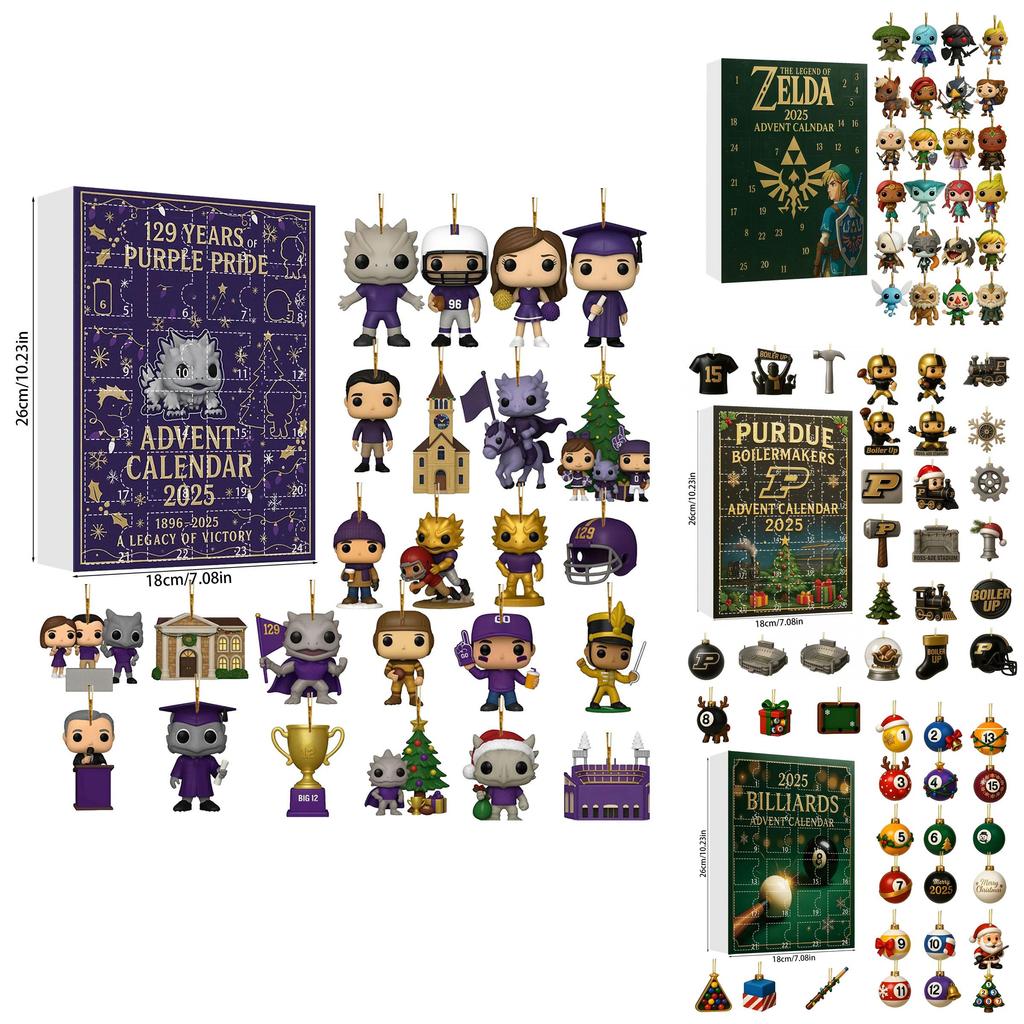 Stray Kids Christmas Advent Calendar With 24 Acrylic Decorations For Holiday Gift Giving