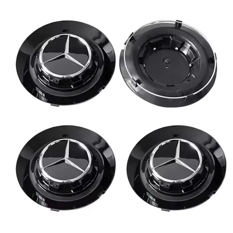 New W201 W220 Hot 2025 For AMG Car For Mercedes benz AMG 4PCS 147mm C-1028 17028 Car Wheel Center Hub Cover Cap Badge Logo For M ZF1