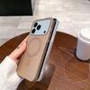 Роскошный Матовый Полупрозрачный Тонкий Чехол с Поддержкой Magsafe Беспроводной Зарядки для iPhone 17 Air 16E 15 14 Plus 13 12 11 Pro Max XS XR 8 Plus