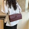 Women's Crossbody Woven Baguette Clutch - Fashionable Accordion Evening Shoulder Bag