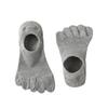 Solid Color Five Finger Socks Cotton Toe Separate Socks Sports Socks Five Toe Socks  Men's Use