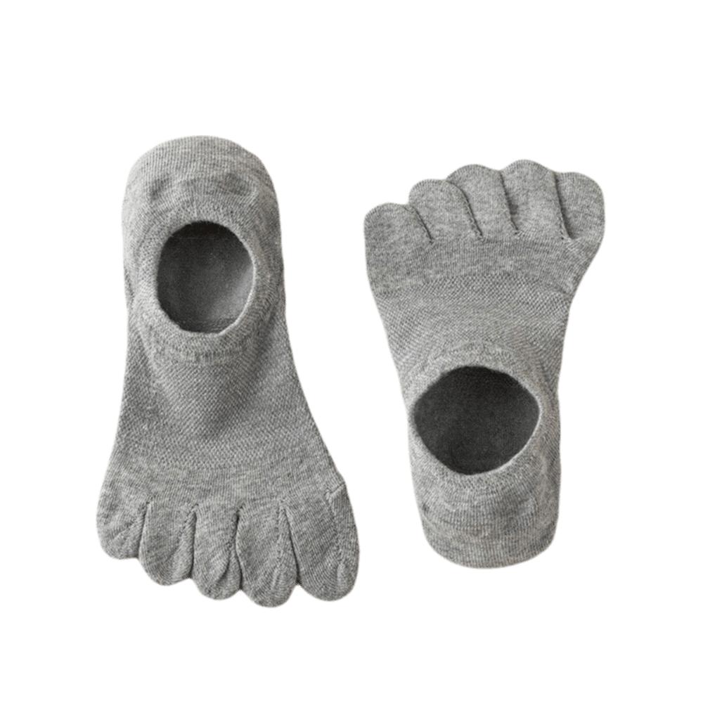 Solid Color Five Finger Socks Cotton Toe Separate Socks Sports Socks Five Toe Socks Men's Use