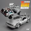 ВЕЛЛИ 1:24 литая под давлением модель автомобиля из сплава DMC-12 Delorean «Назад в будущее», машина времени, металлическая игрушечная машинка для детей, коллекция игрушек в подарок