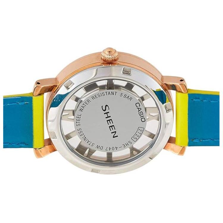 Casio Женские часы SHEEN Белые SHE-4047PGL-9A SHE-4047PGL-9A