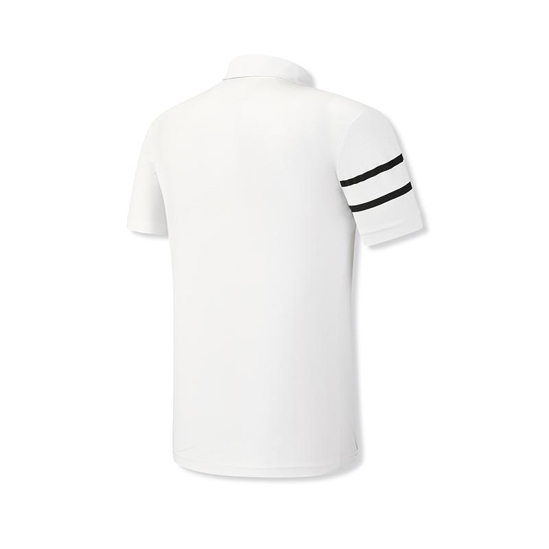 FILA Golf Series Fashionable Personalized Simple Sports Golf Versatile Comfortable Breathable Knitted Short Sleeve Polo Shirt Men tops A11M625116FWT