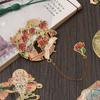 1 шт. Закладка в китайском стиле с кисточкой, ретро-скрепка для книг, металлическая отметка для страниц, канцелярские товары, подарок студенту, школьные и офисные принадлежности