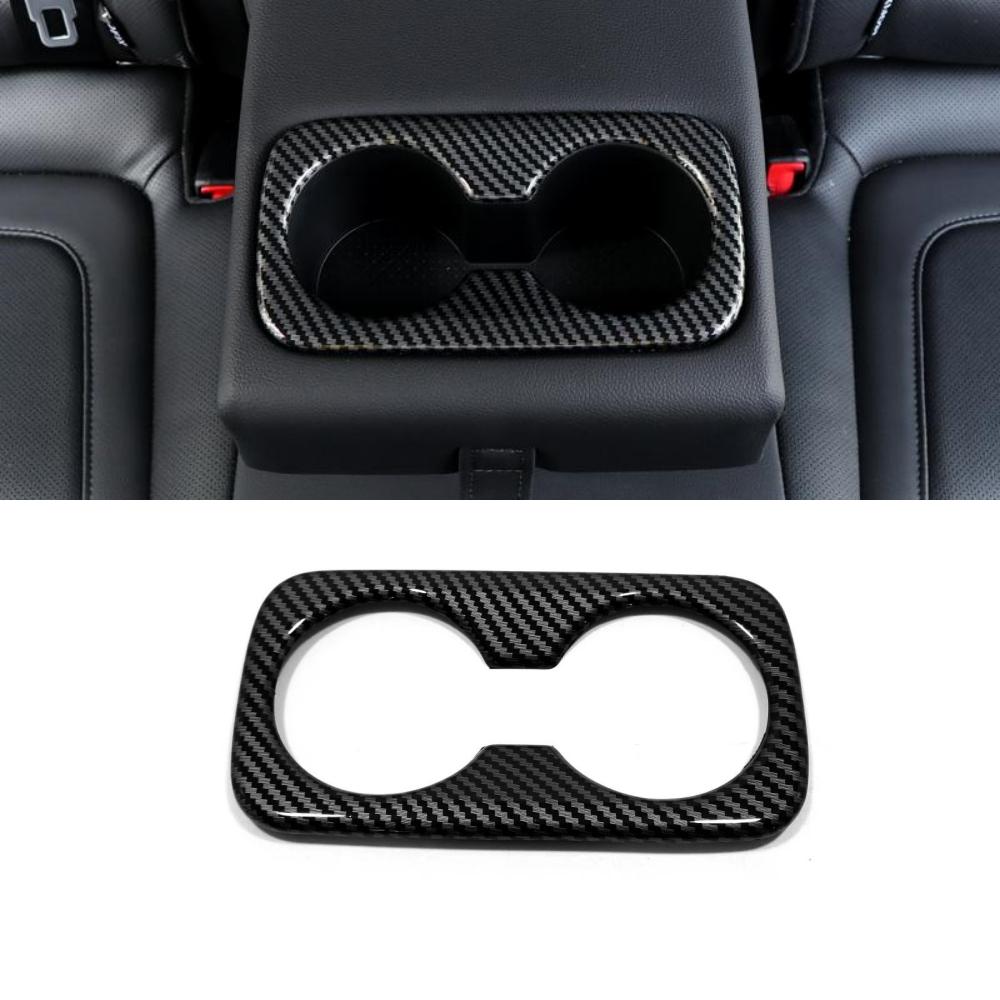 For Hyundai Tucson NX4 2021 2022 2023 Hybrid N Line ABS Car Seat Back Row Water Cup Holder Cover Frame Trim Sticker Accessories