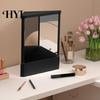 Precision Mirror Non-Reversing True Makeup High Clarity Desktop Vanity Men Women Image Inverted Standing Cosmetic High-precision