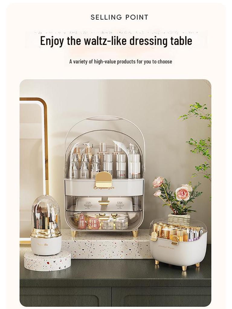 Продвинутый пыленепроницаемый бокс для хранения помад в стиле инс с крышкой