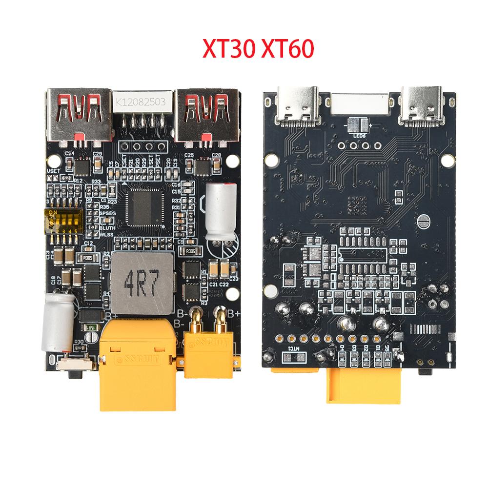 111W Bidirectional Boost Buck Charging Module 1-7S LiFePO1 Lithium Battery Fast Charger Board PD QC AFC FCP Type-C USB Power Ban